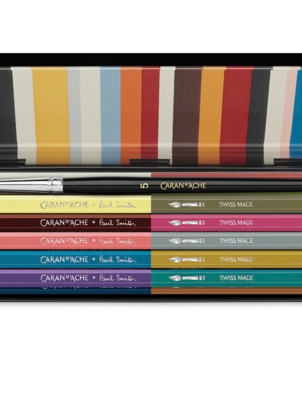 Caran d’Ache + Paul Smith 12 Water Soluble Pencils Double Ended 24 Colors - Picture 4 of 6